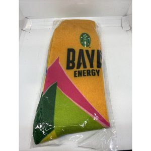Starbucks Baya Energy Coffee Socks Multicolor Grid Pair One Size Fits All NIP